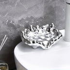 Electroplated Non-Slip Oval Soap Dish