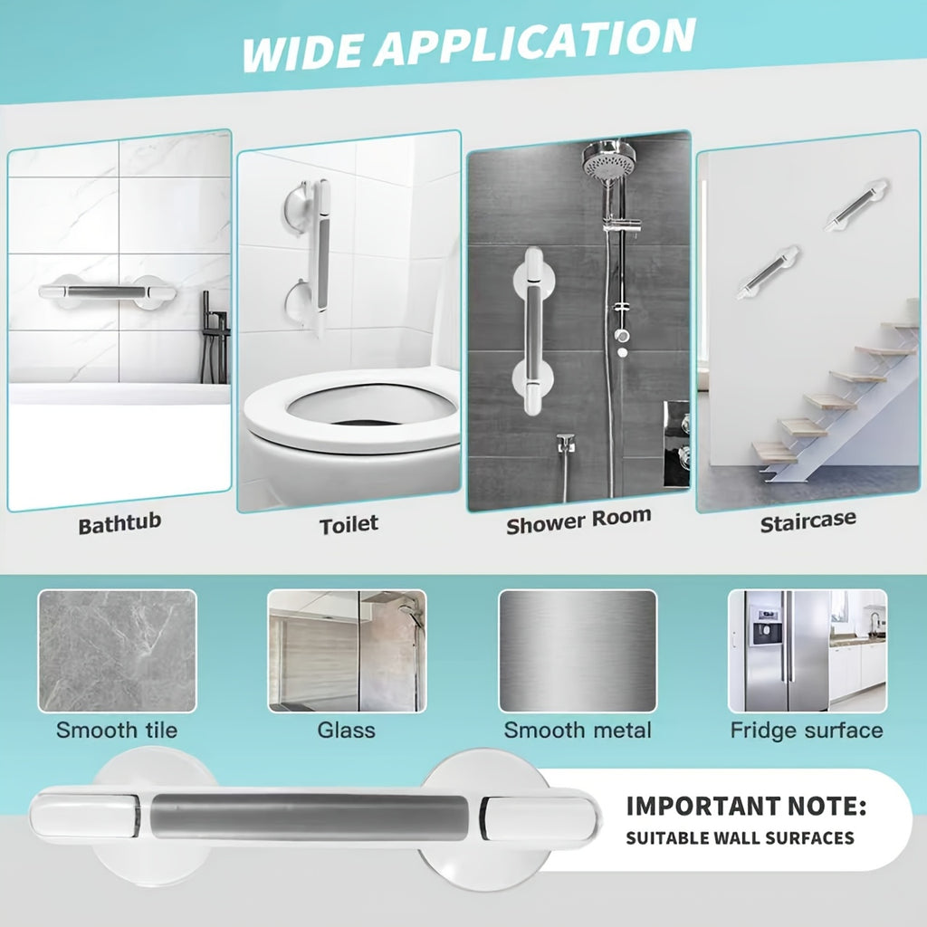 No-Drill Suction Non-Slip Grab Bar