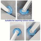 Wall-Mount Toilet Brush Set (Replacement Heads Included)