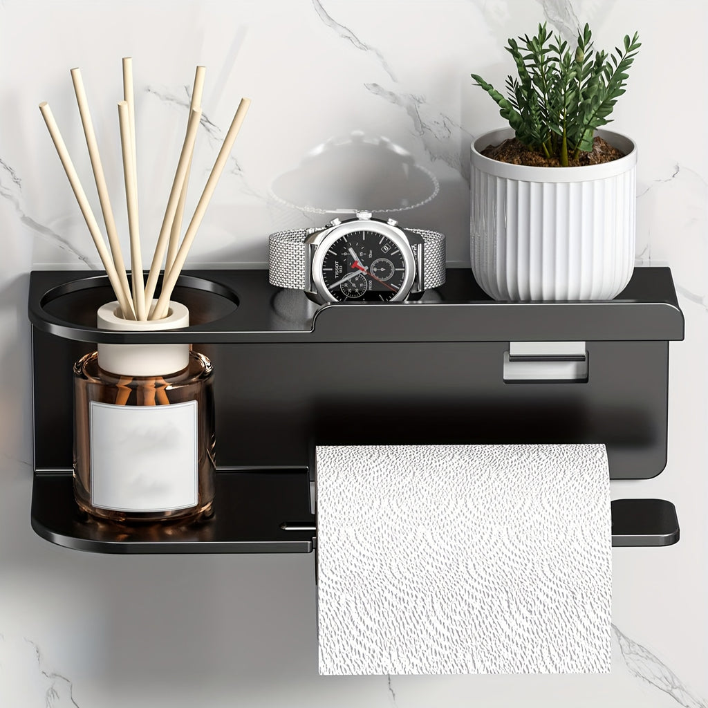 Self-Adhesive Wrought Iron Paper Towel Holder