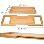 Adjustable Double-Sided Wooden Cutting Board (Juice Groove)