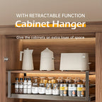 Adjustable Carbon Steel Under-Cabinet Storage Rack