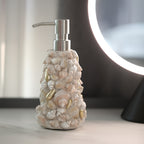 Refillable Shell-Shaped Resin Soap Dispenser (Floor Mount)
