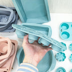 Oven-Safe Silicone Multi-Shape Baking Mold Set