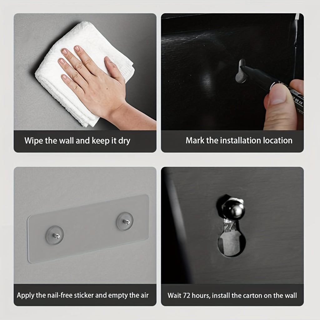 Stainless Steel Wall-Mounted Toilet Paper & Wipes Holder