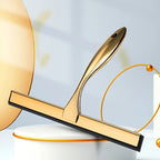 Brass & Stainless Steel Shower Squeegee (10-Inch, Square Hook)
