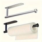 Self-Adhesive Stainless Steel Under-Cabinet Paper Towel Holder