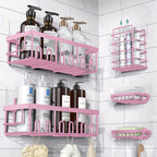 Rustproof 316 Stainless Steel No-Drill Shower Caddy (Set of 5)