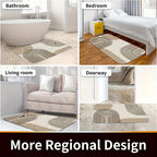 Plush Flannel & Non-Slip Bathroom Mat Set (4-Piece)