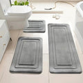 Ultra Absorbent & Non-Slip Polyester Bath Mat Set (Set of 3)