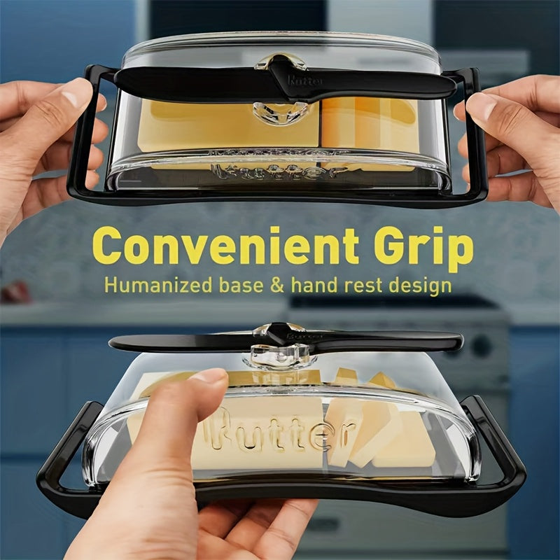 Airtight Built-In Cheese Slicer Butter Keeper