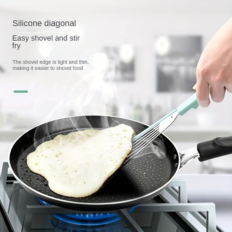 Heat-Resistant Silicone & Stainless Steel Spatula