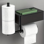 Stainless Steel Wall-Mounted Toilet Paper & Wipes Holder