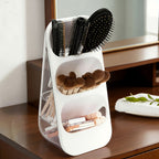 Large-Capacity Clear Acrylic Makeup Organizer (Multi-Compartment)