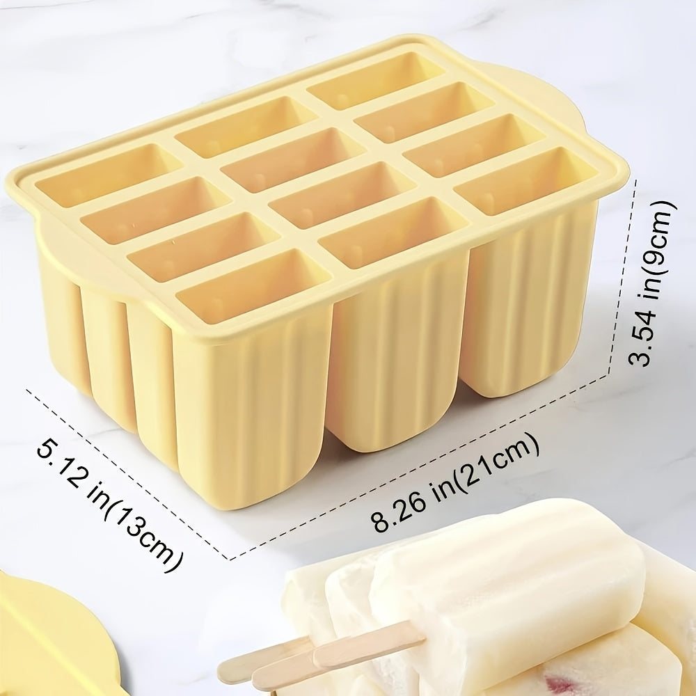 Flexible Silicone Easy-Release Ice Pop Molds
