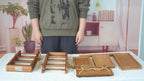 Solid Wood 3-Tier Ladder-Style Dessert Stand