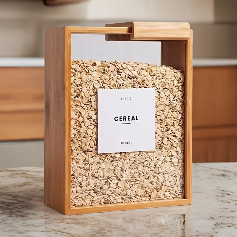 Wooden Leakproof Clip-On Food Storage Container
