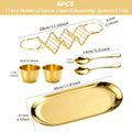 Gold 410 Stainless Steel Taco Serving Set (6-Piece)
