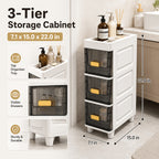 Space-Saving Waterproof Window-View Storage Cabinet (3–6-Tier)