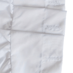Handmade-Style Ruched Scalloped Shower Curtain (72 x 72 in)