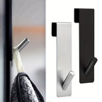 Stainless Steel Anti-Slip Shower Door Hooks (Set of 2)