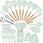 Heat-Resistant Silicone & Dishwasher-Safe Utensil Set (37/44 Pcs)
