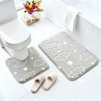 Glow-In-The-Dark & Anti-Slip Bathroom Mat Set (2-Piece)