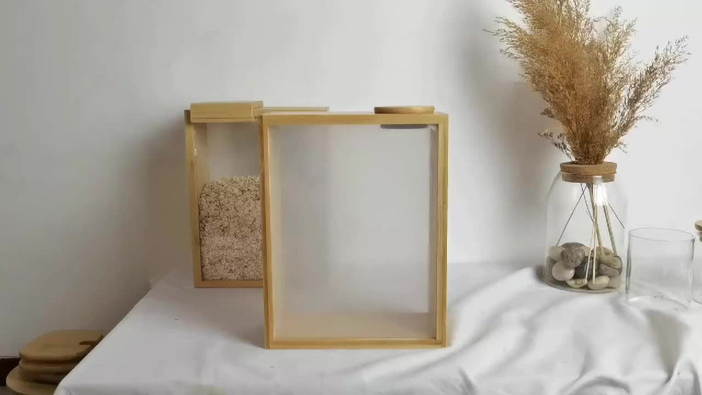 Wooden Leakproof Clip-On Food Storage Container