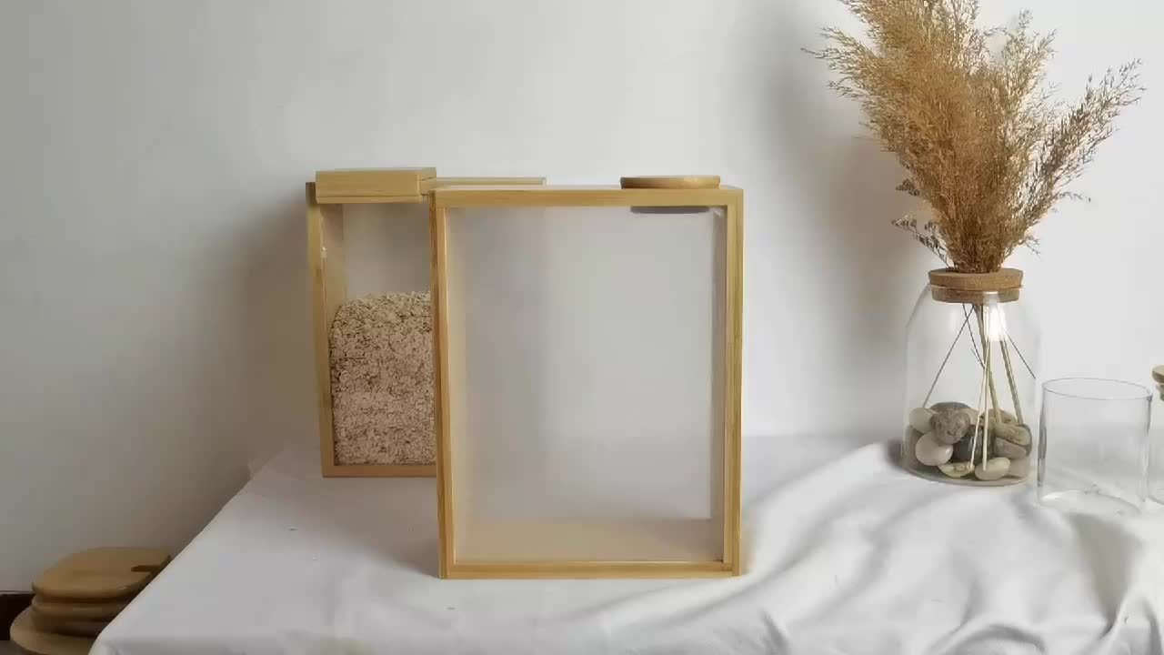 Wooden Leakproof Clip-On Food Storage Container
