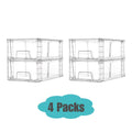Clear Acrylic Stackable Drawer Bins With Handles
