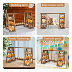 Solid Wood 3-Tier Ladder-Style Dessert Stand