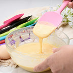 Heat-Resistant Food-Grade Silicone Scraper Set (Set of 4)
