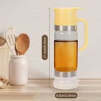 Clear Glass Precision Pour Oil & Syrup Dispenser (12oz)