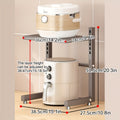 Space-Saving Multi-Tier Metal Appliance Rack