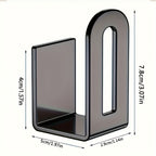 Stainless Steel Wall-Mounted Hook Rack (2-Pack)