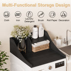 Space-Saving 29-Inch Wooden Laundry Shelf