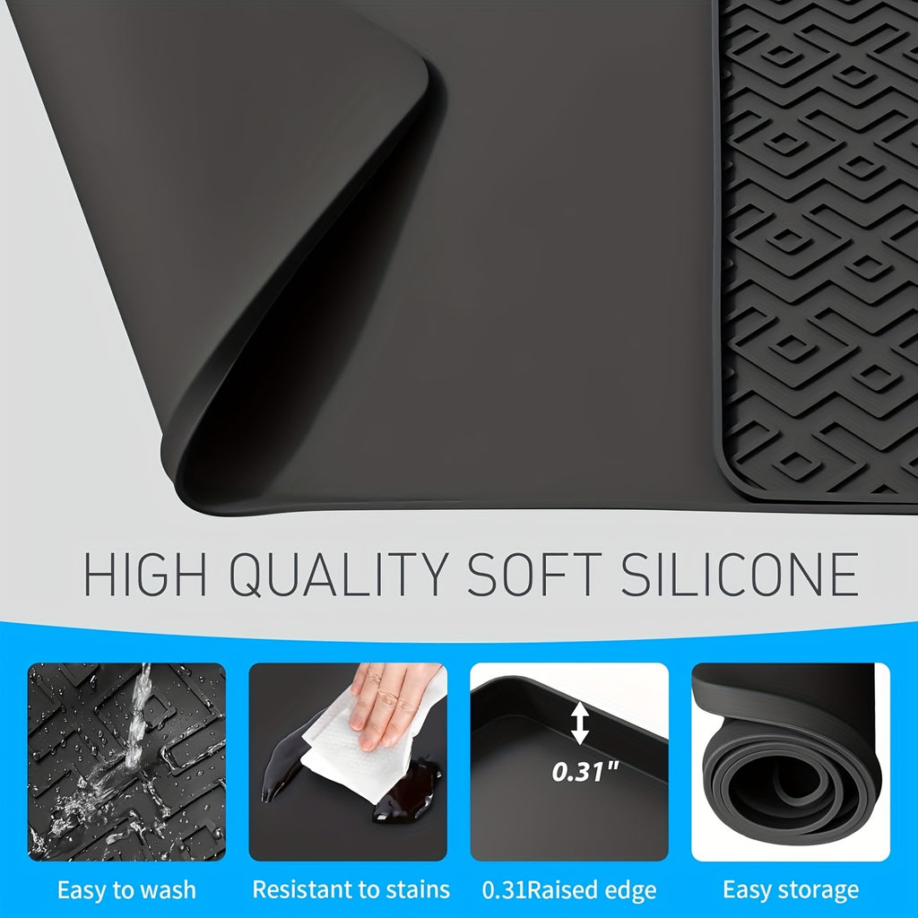 Heat-Resistant Silicone Coffee Mat & Drying Pad