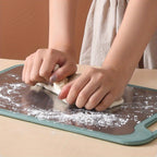 201-Grade Stainless Steel Non-Slip Cutting Board (Grinding Groove)