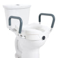 Adjustable Width & Twist-Lock Raised Toilet Seat (350 lb Capacity)