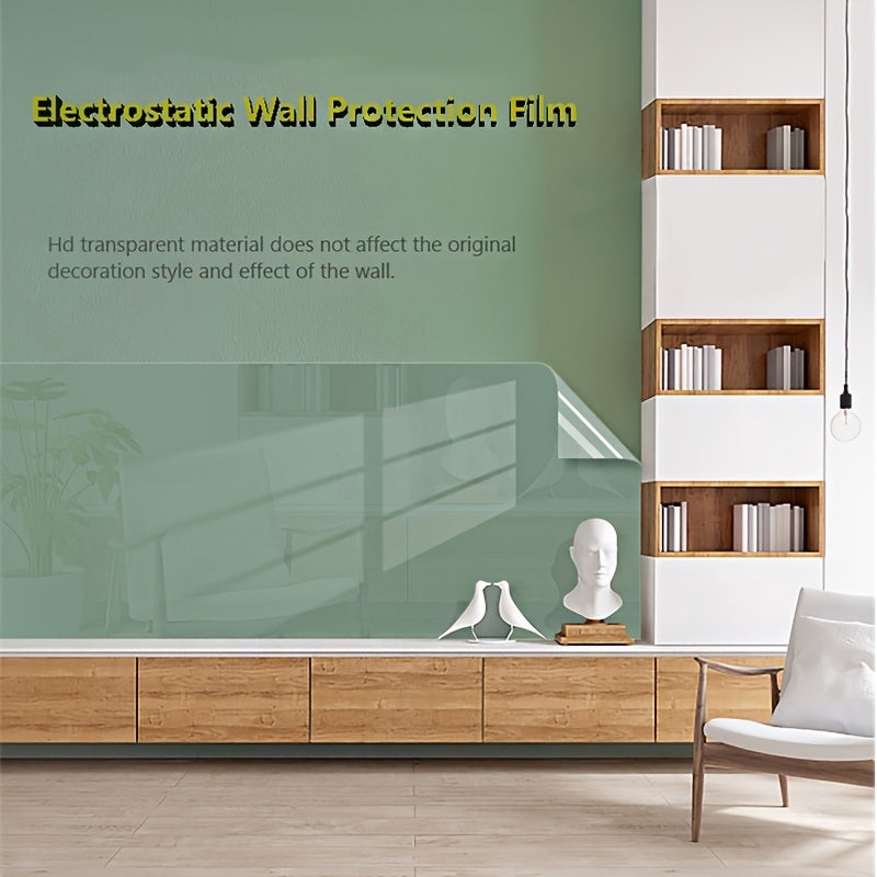 Heat-Resistant Transparent Self-Adhesive Backsplash Film (3 Rolls)