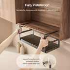 Adjustable Carbon Steel Under-Cabinet Storage Rack