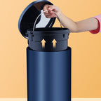 Polished Stainless Steel Step-On Waste Bin (9.5L)