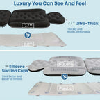 96-Suction Non-Slip Quick-Dry Bathtub Pillow