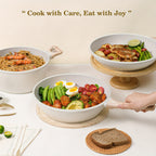 Granite Non-Stick Induction-Compatible Cookware Set (12-Piece)
