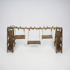 Solid Wood 3-Tier Ladder-Style Dessert Stand