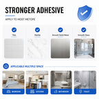 No-Drill Stainless Steel Shower Rack (6-Piece Set)