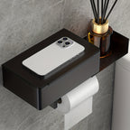 Stainless Steel Wall-Mounted Toilet Paper & Wipes Holder