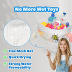 Quick-Dry & Multi-Pocket Hanging Bath Organizer (Adhesive Hooks)