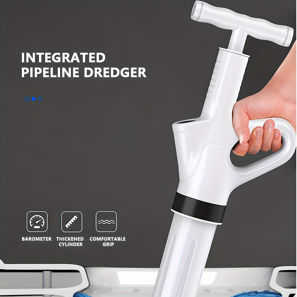 Power-Free PVC Drain Plunger (Toilet & Sink)