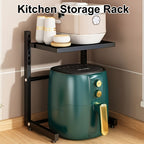 Space-Saving Multi-Tier Metal Appliance Rack